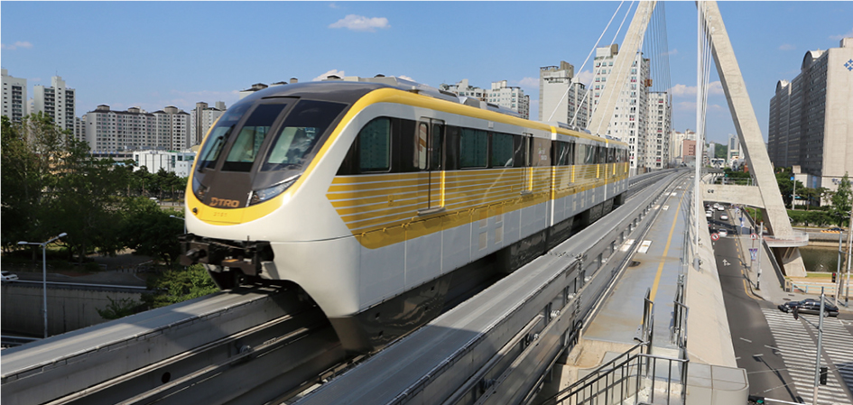 Environmentally friendly monorail system
