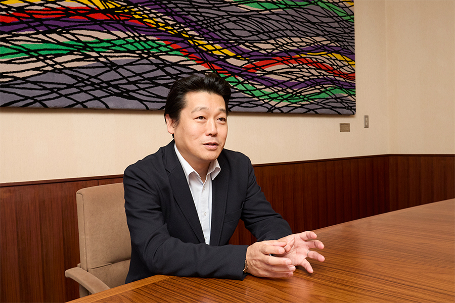 Toshiaki as seen during the interview for this article